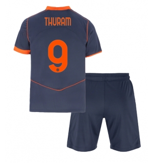 Inter Milan Marcus Thuram #9 Tredjedraktsett Barn 2025-26 Kortermet (+ Korte bukser)