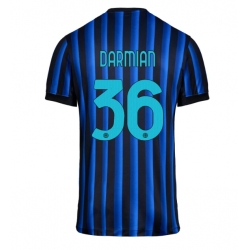 Inter Milan Matteo Darmian #36 Hjemmedrakt 2025-26 Kortermet