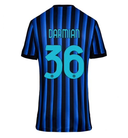 Inter Milan Matteo Darmian #36 Hjemmedrakt Dame 2025-26 Kortermet Inter Milan Matteo Darmian #36 Hjemmedrakt Dame 2025-26 Kortermet