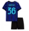 Inter Milan Matteo Darmian #36 Hjemmedraktsett Barn 2025-26 Kortermet (+ Korte bukser)