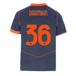Inter Milan Matteo Darmian #36 Tredjedrakt 2025-26 Kortermet