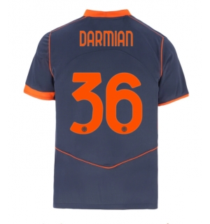 Inter Milan Matteo Darmian #36 Tredjedrakt 2025-26 Kortermet