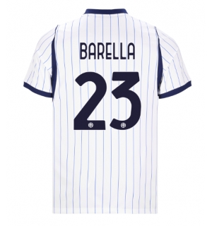 Inter Milan Nicolo Barella #23 Bortedrakt 2026-27 Kortermet