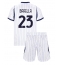 Inter Milan Nicolo Barella #23 Bortedraktsett Barn 2026-27 Kortermet (+ Korte bukser)