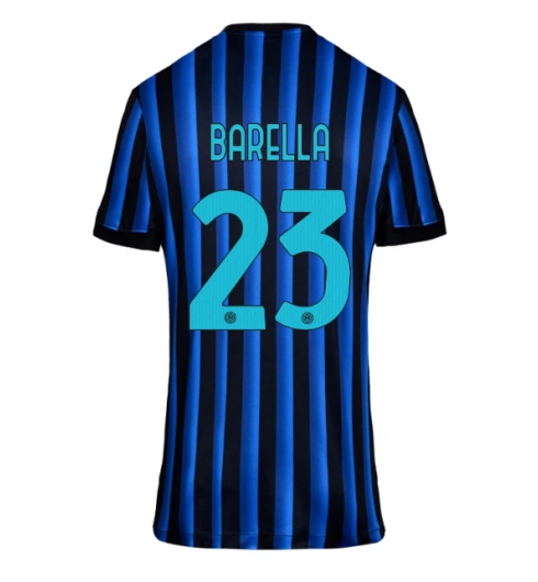 Inter Milan Nicolo Barella #23 Hjemmedrakt Dame 2025-26 Kortermet Inter Milan Nicolo Barella #23 Hjemmedrakt Dame 2025-26 Kortermet