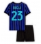 Inter Milan Nicolo Barella #23 Hjemmedraktsett Barn 2025-26 Kortermet (+ Korte bukser)