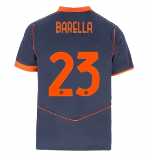 Inter Milan Nicolo Barella #23 Tredjedrakt 2025-26 Kortermet