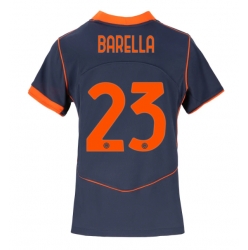 Inter Milan Nicolo Barella #23 Tredjedrakt Dame 2025-26 Kortermet