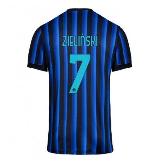 Inter Milan Piotr Zielinski #7 Hjemmedrakt 2025-26 Kortermet Inter Milan Piotr Zielinski #7 Hjemmedrakt 2025-26 Kortermet