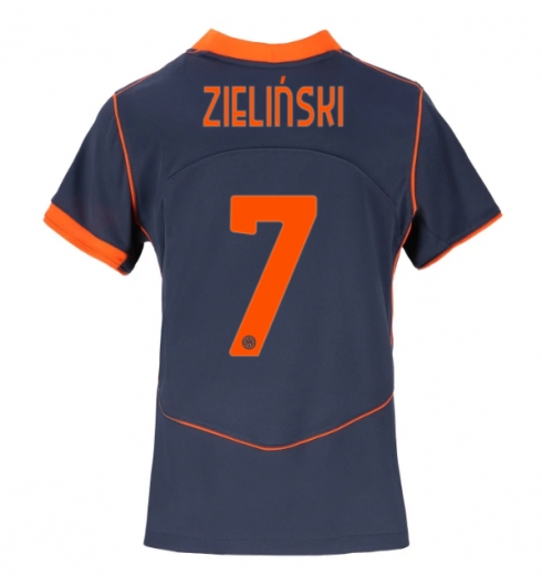 Inter Milan Piotr Zielinski #7 Tredjedrakt Dame 2025-26 Kortermet Inter Milan Piotr Zielinski #7 Tredjedrakt Dame 2025-26 Kortermet