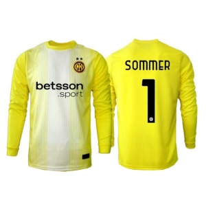 Inter Milan Yann Sommer #1 Keeper Bortedrakt 2025-26 Langermet