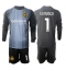 Inter Milan Yann Sommer #1 Keeper Hjemmedraktsett Barn 2025-26 Langermet (+ Korte bukser)