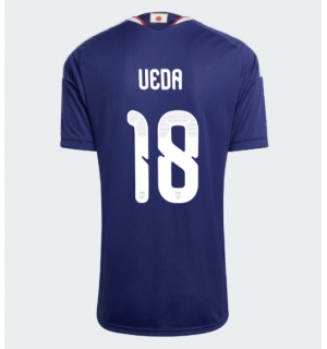 Japan Ayase Ueda #18 Hjemmedrakt Dame VM 2026 Kortermet