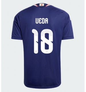 Japan Ayase Ueda #18 Hjemmedrakt VM 2026 Kortermet