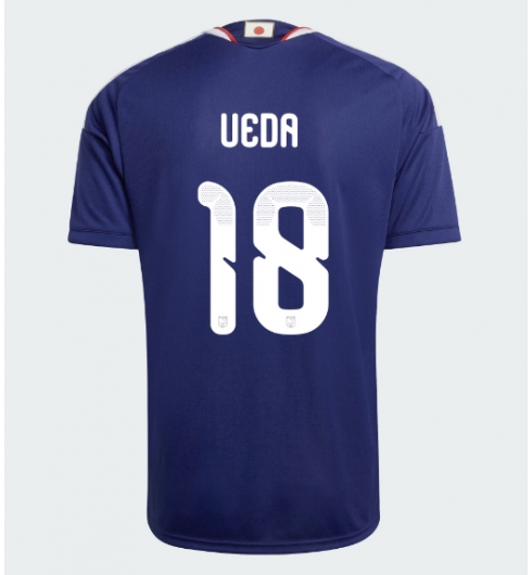Japan Ayase Ueda #18 Hjemmedrakt VM 2026 Kortermet Japan Ayase Ueda #18 Hjemmedrakt VM 2026 Kortermet
