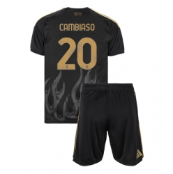 Juventus Andrea Cambiaso #20 Tredjedraktsett Barn 2026-27 Kortermet (+ Korte bukser)