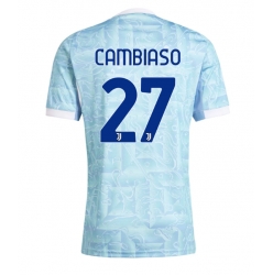 Juventus Andrea Cambiaso #27 Bortedrakt 2025-26 Kortermet