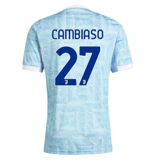 Juventus Andrea Cambiaso #27 Bortedrakt 2025-26 Kortermet Juventus Andrea Cambiaso #27 Bortedrakt 2025-26 Kortermet