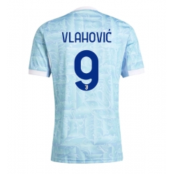 Juventus Dusan Vlahovic #9 Bortedrakt 2025-26 Kortermet