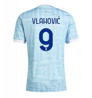 Juventus Dusan Vlahovic #9 Bortedrakt 2025-26 Kortermet