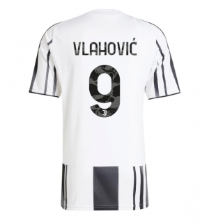 Juventus Dusan Vlahovic #9 Hjemmedrakt 2025-26 Kortermet