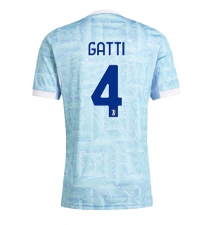 Juventus Federico Gatti #4 Bortedrakt 2025-26 Kortermet