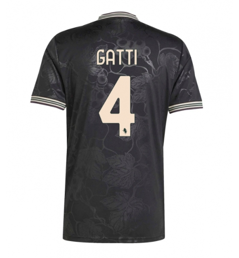 Juventus Federico Gatti #4 Tredjedrakt 2025-26 Kortermet Juventus Federico Gatti #4 Tredjedrakt 2025-26 Kortermet