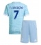 Juventus Francisco Conceicao #7 Bortedraktsett Barn 2025-26 Kortermet (+ Korte bukser)