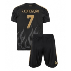 Juventus Francisco Conceicao #7 Tredjedraktsett Barn 2026-27 Kortermet (+ Korte bukser)
