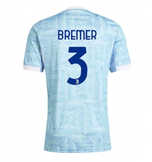 Juventus Gleison Bremer #3 Bortedrakt 2025-26 Kortermet