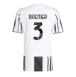 Juventus Gleison Bremer #3 Hjemmedrakt 2025-26 Kortermet