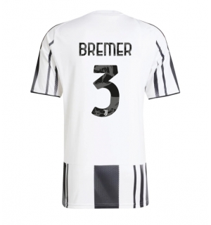 Juventus Gleison Bremer #3 Hjemmedrakt 2025-26 Kortermet