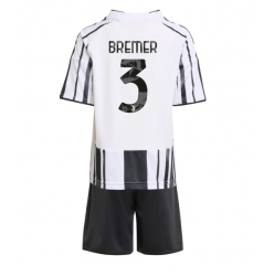 Juventus Gleison Bremer #3 Hjemmedraktsett Barn 2025-26 Kortermet (+ Korte bukser)