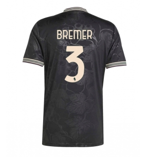 Juventus Gleison Bremer #3 Tredjedrakt 2025-26 Kortermet