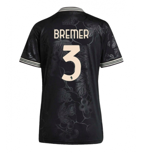Juventus Gleison Bremer #3 Tredjedrakt Dame 2025-26 Kortermet Juventus Gleison Bremer #3 Tredjedrakt Dame 2025-26 Kortermet