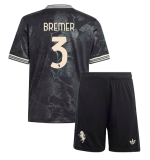 Juventus Gleison Bremer #3 Tredjedraktsett Barn 2025-26 Kortermet (+ Korte bukser)