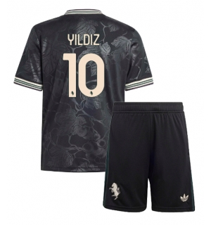 Juventus Kenan Yildiz #10 Tredjedraktsett Barn 2025-26 Kortermet (+ Korte bukser)