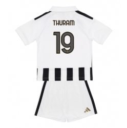 Juventus Khephren Thuram #19 Hjemmedraktsett Barn 2026-27 Kortermet (+ Korte bukser)