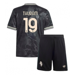 Juventus Khephren Thuram #19 Tredjedraktsett Barn 2025-26 Kortermet (+ Korte bukser)
