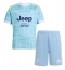 Juventus Lloyd Kelly #6 Bortedraktsett Barn 2025-26 Kortermet (+ Korte bukser)