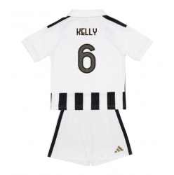 Juventus Lloyd Kelly #6 Hjemmedraktsett Barn 2026-27 Kortermet (+ Korte bukser)
