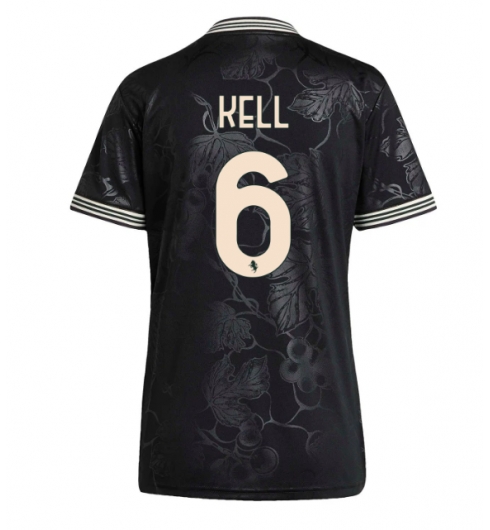 Juventus Lloyd Kelly #6 Tredjedrakt Dame 2025-26 Kortermet Juventus Lloyd Kelly #6 Tredjedrakt Dame 2025-26 Kortermet