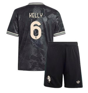 Juventus Lloyd Kelly #6 Tredjedraktsett Barn 2025-26 Kortermet (+ Korte bukser)