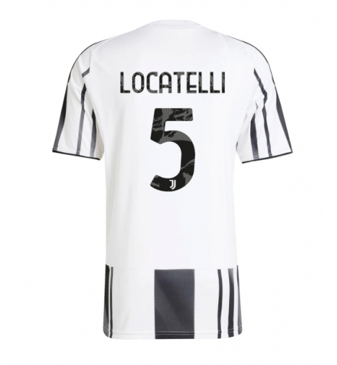 Juventus Manuel Locatelli #5 Hjemmedrakt 2025-26 Kortermet Juventus Manuel Locatelli #5 Hjemmedrakt 2025-26 Kortermet