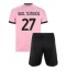 Juventus Nick Woltemade #27 Bortedraktsett Barn 2026-27 Kortermet (+ Korte bukser)