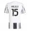 Juventus Pierre Kalulu #15 Hjemmedrakt 2025-26 Kortermet Juventus Pierre Kalulu #15 Hjemmedrakt 2025-26 Kortermet