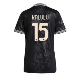 Juventus Pierre Kalulu #15 Tredjedrakt Dame 2025-26 Kortermet