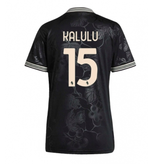 Juventus Pierre Kalulu #15 Tredjedrakt Dame 2025-26 Kortermet