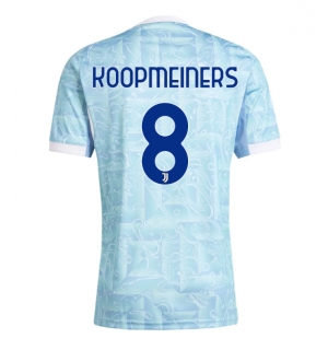 Juventus Teun Koopmeiners #8 Bortedrakt 2025-26 Kortermet
