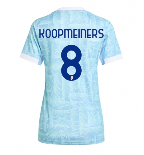 Juventus Teun Koopmeiners #8 Bortedrakt Dame 2025-26 Kortermet Juventus Teun Koopmeiners #8 Bortedrakt Dame 2025-26 Kortermet